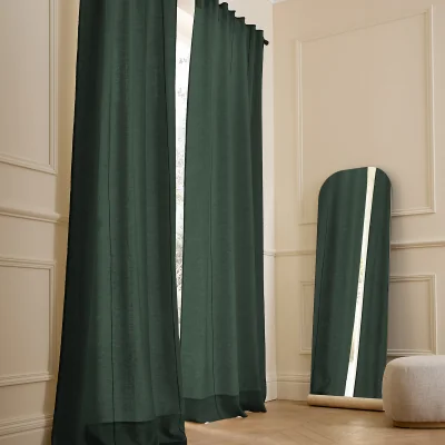 La Redoute Tojos 100% Washed Linen Hidden Tab Curtain