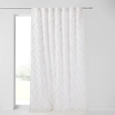 La Redoute Assa Tufted Hidden Hook Cotton Curtain