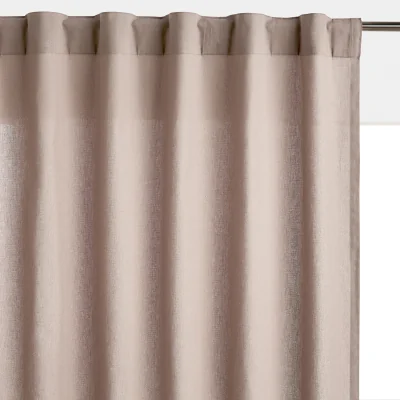 La Redoute Scenario Single Cotton Curtain with Concealed Tabs