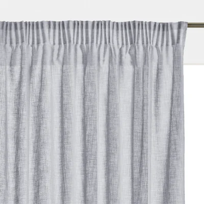 La Redoute Nyong Linen-Effect Radiator Curtain with Gathered Braid
