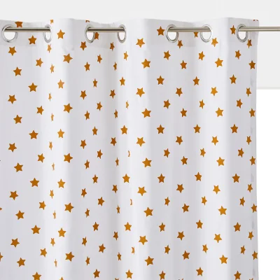 La Redoute Eino Star 100% Cotton Curtain with Eyelets