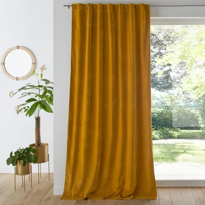 La Redoute Velvet Single Hidden Tab Curtain