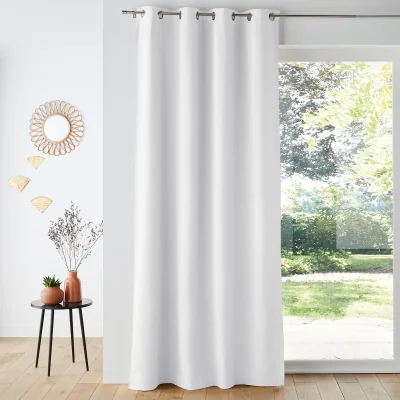 La Redoute Taima Linen/Cotton Single Lined Curtain with Eyelets