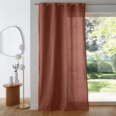 La Redoute Scenario Single Cotton Curtain with Eyelets