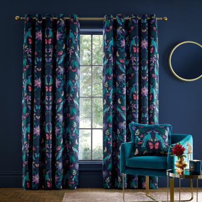 La Redoute Mya Tropical Print Eyelet Curtains