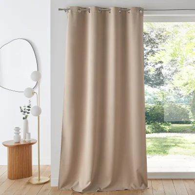 La Redoute Voda Double-Sided Blackout Curtain with Eyelets