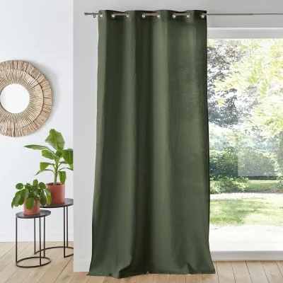La Redoute Onega 100% Washed Linen Curtain with Eyelets