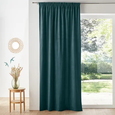 La Redoute Velvet Gathered Braid Velvet Curtain