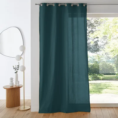La Redoute Scenario Single Cotton Curtain with Eyelets