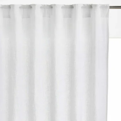 La Redoute Onega Washed Linen Radiator Curtain with Hidden Fixings