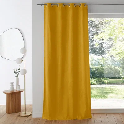 La Redoute Scenario Cotton Blackout Eyelet Curtain