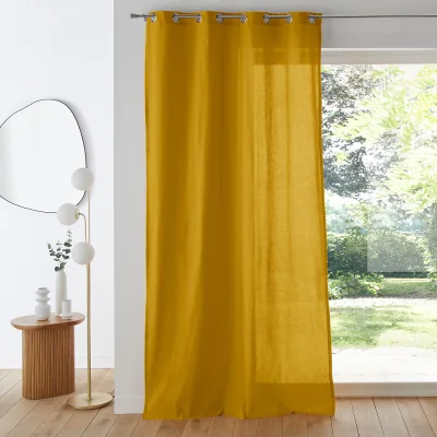 La Redoute Scenario Single Cotton Curtain with Eyelets