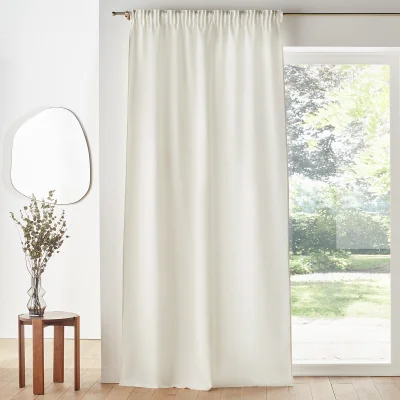 La Redoute Select Recycled Polyester Gathered Braid Curtain