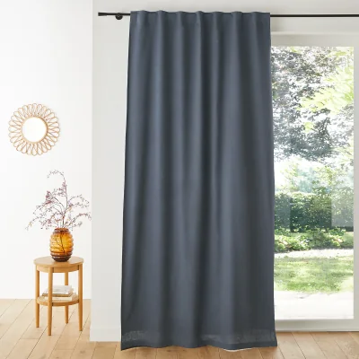 La Redoute Lincot Linen & Cotton Hidden Tab Blackout Curtain