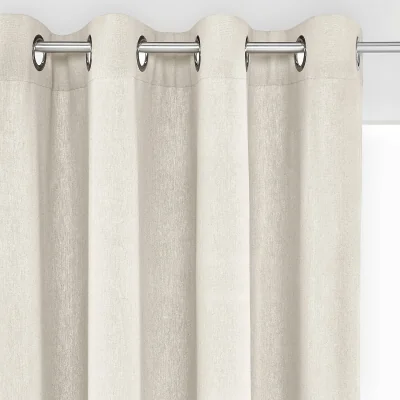 La Redoute Taïma Cotton / Linen Radiator Curtain with Eyelets