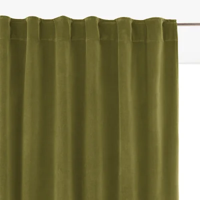 La Redoute Velvet Single Hidden Tab Curtain