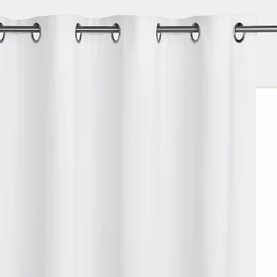 La Redoute Taïma Linen / Cotton Blackout Radiator Curtain with Eyelets