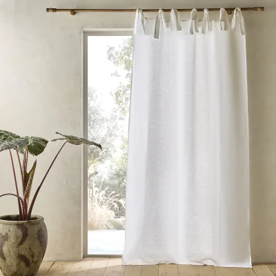 La Redoute Colin Pure Linen Curtain with Knots
