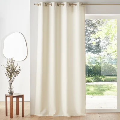 La Redoute Select Recycled Polyester Curtain with Eyelets