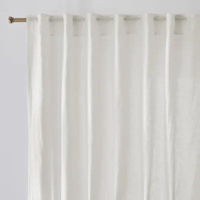 La Redoute Onega Concealed Tab Top Curtain in Washed Linen