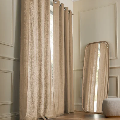 La Redoute Private Washed Linen Curtain with Eyelets
