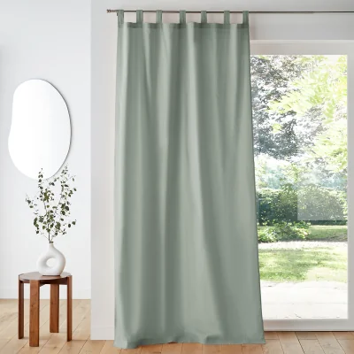 La Redoute Scenario Cotton Tab Top Curtain Panel