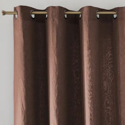La Redoute Onega Washed Linen Curtain with Eyelets