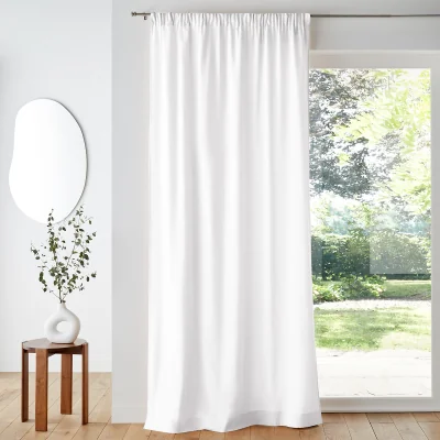 La Redoute Scenario Cotton Curtain with Gathered Header