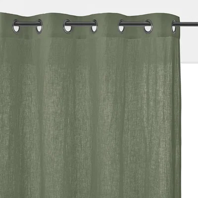La Redoute Onega 100% Washed Linen Curtain with Eyelets