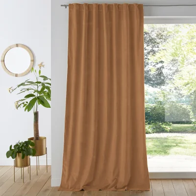 La Redoute Velvet Single Hidden Tab Curtain