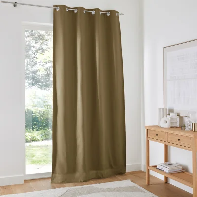 La Redoute Scenario Cotton Blackout Curtain with Eyelets