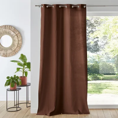 La Redoute Onega 100% Washed Linen Curtain with Eyelets