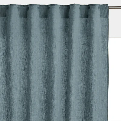 La Redoute Onega Washed Linen Single Curtain with Concealed Tabs