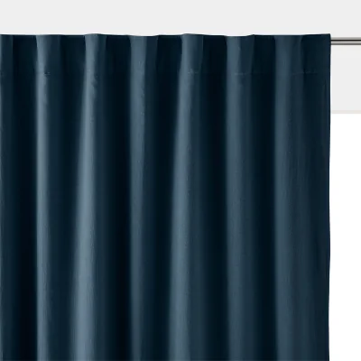 La Redoute Odorie Linen / Viscose Blackout Radiator Curtain