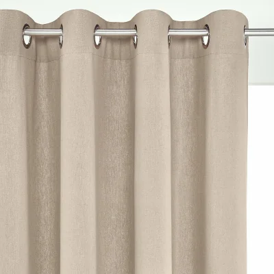 La Redoute Taïma Cotton / Linen Radiator Curtain with Eyelets