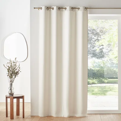 La Redoute Montego Woven Effect Thermal Curtain with Eyelets