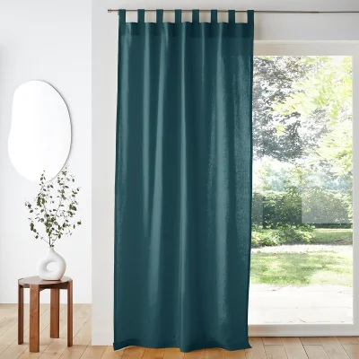 La Redoute Scenario Cotton Tab Top Curtain Panel