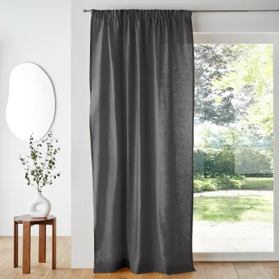La Redoute Scenario Cotton Curtain with Gathered Header