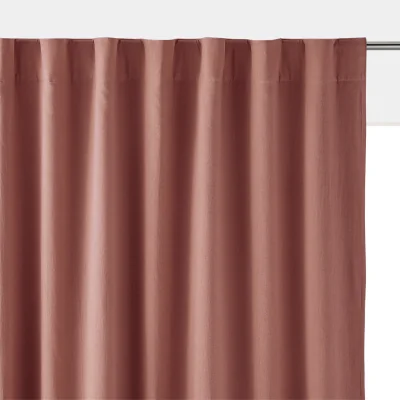 La Redoute Odorie Linen / Viscose Blackout Radiator Curtain
