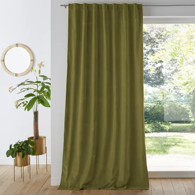 La Redoute Velvet Single Hidden Tab Curtain
