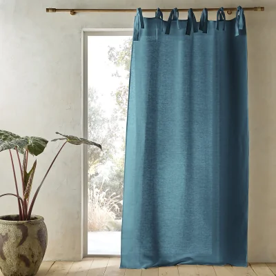 La Redoute Colin Pure Linen Curtain with Knots