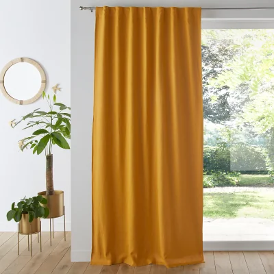 La Redoute Odorie Linen Blend Lined Curtain