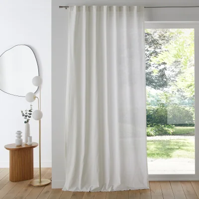 La Redoute Scenario Single Cotton Curtain with Concealed Tabs