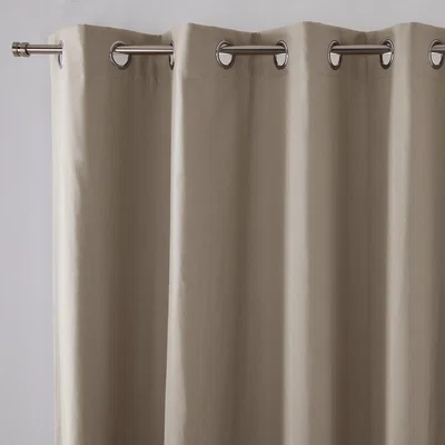 La Redoute Scenario Cotton Blackout Curtain with Large Width