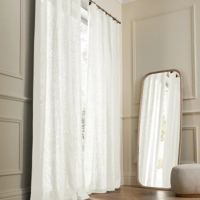 La Redoute Private Washed Linen Curtain with Loops