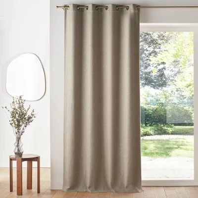 La Redoute Montego Woven Effect Thermal Curtain with Eyelets