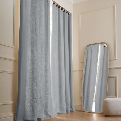 La Redoute Private Lined Washed Linen Curtain