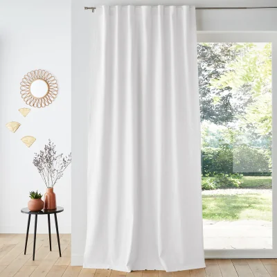 La Redoute Taima Linen and Cotton Concealed Tab Curtain