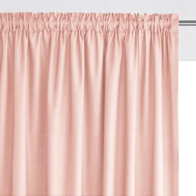 La Redoute Scenario Single Cotton Curtain with Gathered Header