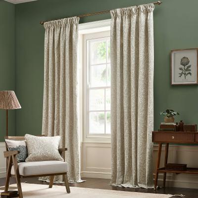 La Redoute Acorn Tonal Jacquard Pencil Pleat Curtains